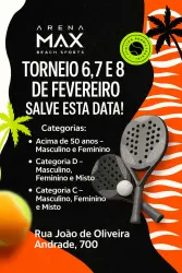 2 Torneio Beach Tênis Arena Max  - DUPLA FEMININA D