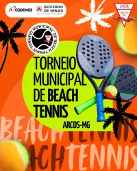 TORNEIO DE BEACH TENNIS- ARCOS/MG - 1ª ETAPA - MISTA OPEN