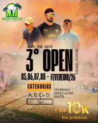 3° OPEN PARAÍSO DE BEACH TENNIS - MISTA B
