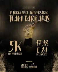 1° TORNEIO DE ANIVERSÁRIO - TEAM BARRADAS  - DUPLA MASCULINA D
