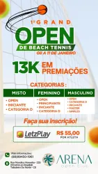 I GRAND OPEN DE BEACH TENNIS - ARENA OPEN CLUB - Dupla Masculina - D