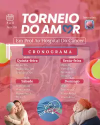 1º torneio em prol o Hospital do amor  - Masculino Pro