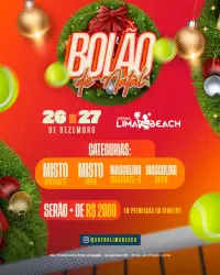 BOLÃO DE NATAL - MASCULINO INICIANTE+ D 