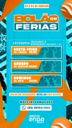 1º BOLÃO DE FERIAS - DUPLA MASCULINA - OPEN
