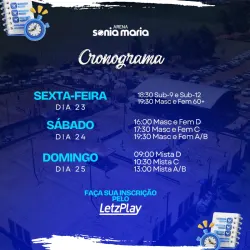 1° TORNEIO DE BEACH TENNIS 2026 - SUB 18 LIVRE