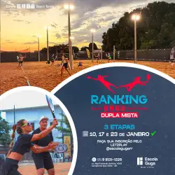 Ranking Mista - Escola Guga 2026 - Dupla Mista - E