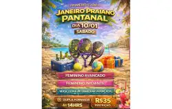 1º Torneio Janeiro Praiano Pantanal - Dupla Feminina - AVANÇADO