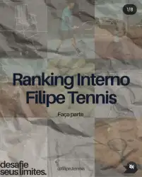 Ranking interno Filipe tennis  'CATEGORIA A'