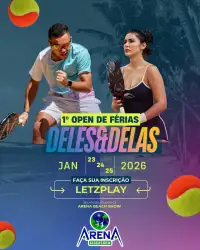 1º Open de Férias Deles & Delas  - Dupla Masculina - Iniciante + D