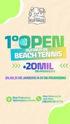 I OPEN RUFINUS DE BEACH TENNIS - DUPLAS MISTA INICIANTE