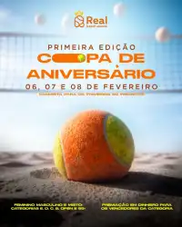 TORNEIO DE ANIVERSÁRIO - 1 ANO DE REAL BEACH SPORTS - CATEGORIA DUPLA MISTA D