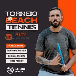 PRIMEIRO TORNEIO BEACH TÊNNIS 2026 LAGOA - DUPLA MASCULINA D