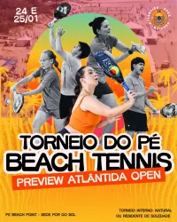 TORNEIO INTERNO DO PÉ - PREVIEW ATLÂNTIDA OPEN - Duplas - Misto D