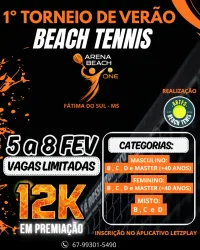1º TORNEIO DE VERÃO BEACH TENNIS