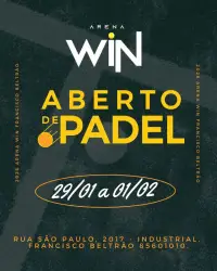 Aberto de Padel  - Categoria 6 Padel Masculino 2026