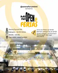 MINI OPEN PÓS FÉRIAS - (10/01/2026) - MASCULINO INICIANTE  (C ou finalista D do Circuito não pode jogar)