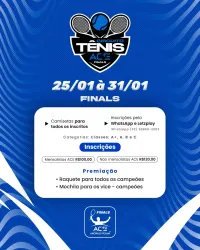 Circuito Ace de TÊNIS Etapa FINALS - CATEGORIA A