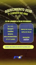 1º Torneio do Ano (Aquecimento 2026) - Categoria E