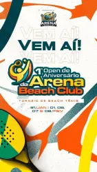 1º Open de Aniversário da Arena Beach Club - Dupla Masculina - INICIANTE