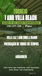 TORNEIO 1 ANO  VILLA BEACH  - MISTO B
