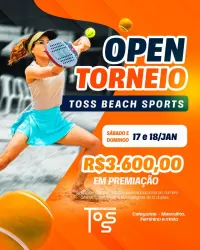 Torneio Toss beach sports - MISTO E