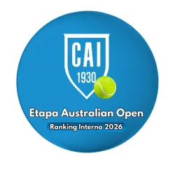 Etapa AUSTRALIAN OPEN - Ranking Interno 2026 - Chave E
