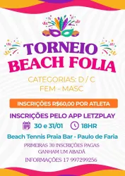 TORNEIO BEACH FOLIA - Masculino D