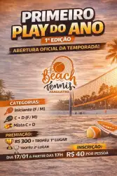 PRIMEIRO PLAY DO ANO - 1ª Edição - MASCULINA C+D / D+D