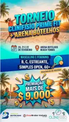 Torneio CLINIFISIO PRIME FIT Arena Botelhos - DUPLA FEMININA D