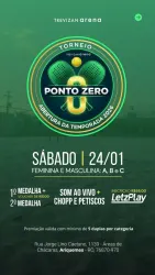 Torneio Ponto Zero - Beach Tennis🎾 - Feminina B