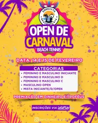 Open de Carnaval - Mista Iniciante
