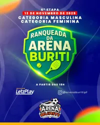 VI ETAPA RANKING MASCULINO ARENA BURITI 2025/2026 - CATEGORIA MASCULINA