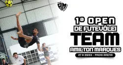 1º OPEN TEAM AMILTON MARQUES - Dupla Masculina - INICIANTE