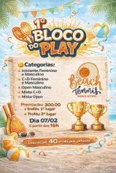 1º Bloco do Play  - FEMININO INICIANTE