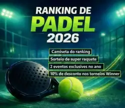 RANKING MASCULINO WINNER DE PADEL 2026