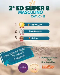 2ª Ed. Super 8 Masc  - Super8 Cat. C
