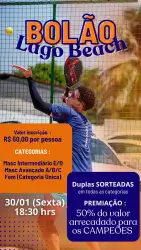 Bolão 30/01 - Sorteio de duplas - Avançada masculino