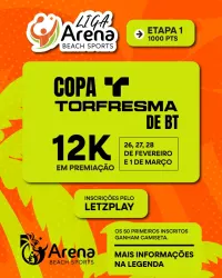 COPA TORFRESMA DE BEACH TENNIS (LIGA ABS- ETAPA 1) - DUPLA MASCULINA E