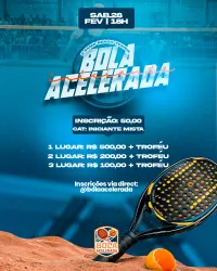 II CAMP BOLA ACELERADA - Dupla Mista - INICIANTE