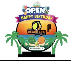 OPEN BEACH TENNIS - CATEGORIA DUPLA FIXA FEMININA LIVRE 