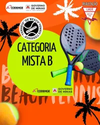 TORNEIO DE BEACH TENNIS- ARCOS/MG - 2ª ETAPA - CATEGORIA MISTA B