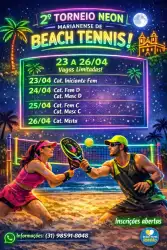 2º TORNEIO NEON MARIANENSE DE BEACH TENNIS - CATEGORIA D FEMININO