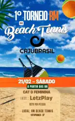 1° Torneio RM de Beach Tennis CAJUBRASIL - DUPLA FEMININA D