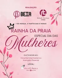 TORNEIO VILLA D'ÁQUILA RAINHA DA PRAIA - ESPECIAL DIA DAS MULHERES  - Feminino iniciante / Intermediário