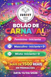 BOLÃO DE CARNAVAL - Dupla Masculina - Iniciante + D