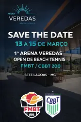 CBBT200 / FMBT200 - 1° ARENA VEREDAS OPEN DE BEACH TENNIS FEEL PRO - Dupla Feminina C