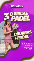 3 Girls & Padel  - Feminina livre