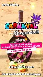 SUPER 8 DE CARNAVAL - 2026 - DUPLA FEMININA C/D Grupo 2