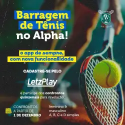 BARRAGEM TÊNIS - MASCULINO C - 1º Temporada 