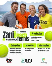 1° Torneio ZANI de Beach Tennis - MASCULINO (B)